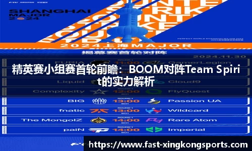 精英赛小组赛首轮前瞻：BOOM对阵Team Spirit的实力解析